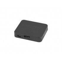 LANBERG Splitter video 2xHDMI 4K Port micro USB Czarny