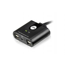 Aten Przełącznik udostępniania urządzeń peryferyjnych 2xUSB2.0 US224