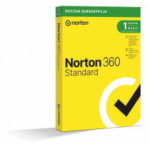 Symantec 360 Standard 10GB PL 1Użytkownik, 1Urządzenie, 12Miesięcy 21408666