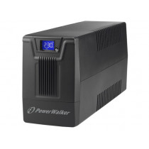 PowerWalker Zasilacz awaryjny UPS LINE-INTERACTIVE 600VA SCL 2XSCHUKO 230V, RJ11/ 45 IN/OUT, USB, LCD