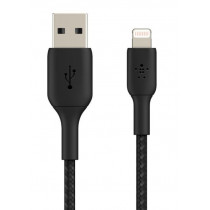 Belkin Kabel Braided USB- Lightning 15cm czarny
