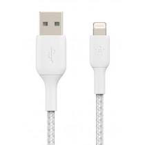 Belkin Kabel Braided USB- Lightning 1m biały