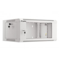Lanberg Szafa instalacyjna RACK wisząca 19 cali 4U 450 szara WFFA-5404-10S