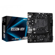 ASRock Płyta główna B550M-HDV AM4 2DDR4 HDMI/DVI/D-SUB M.2 mATX