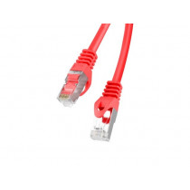 LANBERG Patchcord kat.6a 0,25m czerwony Fluke