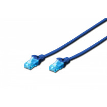 Assmann Patch cord U/UTP kat.5e PVC 10m Niebieski