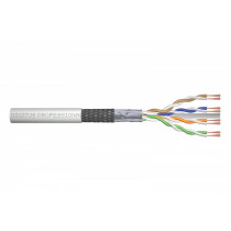 Assmann Kabel teleinformatyczny patchcordowy kat.6, SF/UTP, linka, AWG 26/7, LSOH, 305m, szary, karton