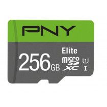 PNY Technologies Karta pamięci MicroSDXC Elite 256GB P-SDU256V11100EL-GE