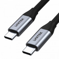 Unitek Kabel USB-C - USB-C PD, 10Gbps, 4K60Hz, 1m, M/M, C14082ABK