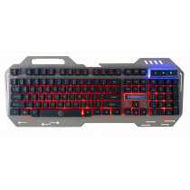 rebeltec Klawiatura metalowa podświetlana gaming DISCOVERY 2