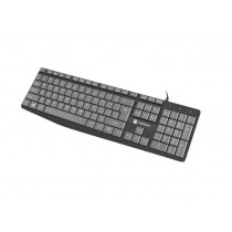 NATEC Klawiatura Nautilus US Slim 1.8m czarno-szara