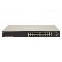 Cisco Systems Switch zarządzalny Cisco SF200-24 24x100 2xSFP Combo Rack (SLM224GT)