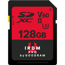 GoodRam Karta pamięci SDHC IRDM PRO 128GB V60 UHS-II U3 256/120MB/s