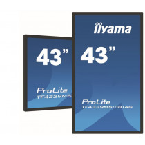 iiyama Monitor wielkoformatowy 43 cale TF4339MSC-B1AG,AMVA,HDMIx2,DP,RJ45,IP54,24/7,POJ.12p