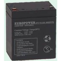 Ever T/AK-12005/0005 Europower rechargeable battery 12V/5Ah T2 (6,35mm)