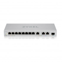 ZyXEL Przełącznik zarządzalny XGS1250-12, 12-Port Gigabit webmanaged Switch with 8 port 1G + 3-Port MultiGig 1/2.5/5/10G + 1-Port SFP+ XGS1250-12-ZZ01
