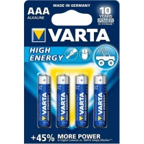 VARTA Baterie High Energy, Micro LR03/AAA - 4 szt