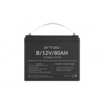 Armac Akumulator 12v agm 12v 80ah uniwersalny B/12V/80AH