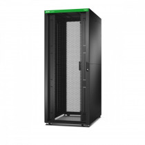 APC Szafa serwerowa ER8212 Easy Rack 800mm/42U/1100mm z dachem, panelem bocznym, kółkami, nóżkami i 4 wspornikami, bez podłogi, czarna