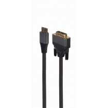 Gembird Kabel HDMI do DVI w oplocie 1.8m pozłacane końcówki