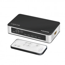 LogiLink Switch 4x1 HDMI, 4K 60Hz, z pilotem