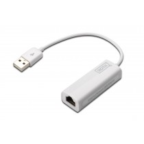 Digitus Karta sieciowa przewodowa USB 2.0 do Fast Ethernet 10/100Mbps