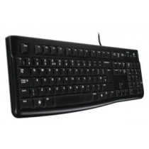 Logitech K120 Corded Keyboard black USB CZE-SKY QWERTZ