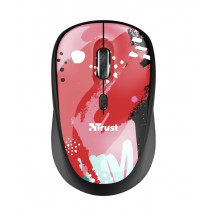 Trust Mysz bezprzewodowa YVI RED BRUSH