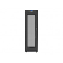 LANBERG Szafa instalacyjna rack stojąca 19 42U 600x800 czarna, drzwi perforowane lcd (flat pack)
