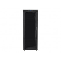 LANBERG Szafa instalacyjna rack stojąca 19 42U 800x1000 czarna, drzwi szklane LCD (Flat pack)