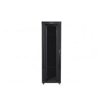 LANBERG Szafa instalacyjna rack stojąca 19 42U 800x1200 czarna, drzwi szklane LCD (Flat pack)