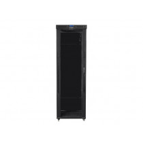 LANBERG Szafa instalacyjna rack stojąca 19 47U 800x1000 czarna, drzwi szklane LCD (Flat pack)