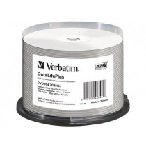 Verbatim DVD-R 16x 4.7GB 50P CB Printable AZO DL+ NO ID
