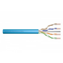 Digitus Kabel teleinformatyczny instalacyjny kat.6A, U/UTP, Dca, AWG 23/1, LSOH, 50m, niebieski