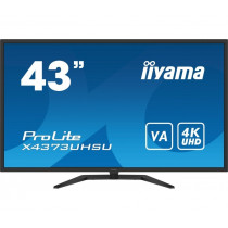 iiyama Monitor wielkoformatowy 43 cale X4373UHSU-B1 4K, VA, 2xHDMI, DP, mDP, 3ms, 2x7W, USBx4