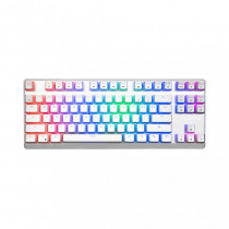 ModeCom Przewodowa klawiatura mechaniczna RGB PUDDING EDITION biała
