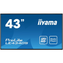 iiyama Monitor 43 LE4340S-B3 VA/FHD/HDMI/VGA/USB/RJ45/2X10W/16/7