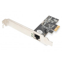 Digitus Karta sieciowa przewodowa PCI Express 1x RJ45 2.5 Gigabit Ethernet 10/100/1000/2500Mbps