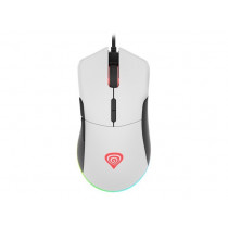 Genesis Mysz Krypton 290 6400DPI podświetlenie RGB Biała