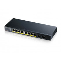 ZyXEL Przełącznik GS1100-10HP-EU0102F 120W PoE 8xGigabit 2xFiber Uplilk Switch