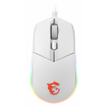 MSI Myszka przewodowa Clutch GM11 biała