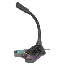 Defender Mikrofon Pitch GMC 200 LED Streaming 3,5 mm jack