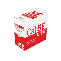Q-LANTEC Kabel teleinformatyczny U/UTP kat.5E PVC 100% Miedź 305m - 10 lat gwarancji