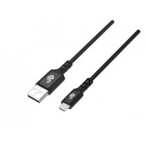 TB Kabel USB-Micro USB 2m silikonowy czarny Quick Charge