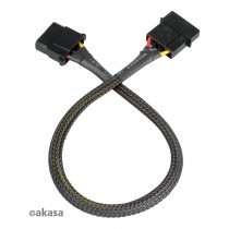 Akasa kabel prodloužení 4pin MOLEX kabelu, 30cm
