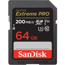 SanDisk Karta pamięci Extreme Pro SDXC 64GB 200/90 MB/s V30 UHS-I U3