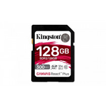 Kingston Karta pamięci SD 128GB Canvas React Plus 300/260 UHS-II U3