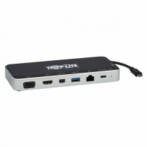 Eaton Stacja dokująca USB, potrójny wyświetlacz 4K HDMI i mDP, VGA, USB 3.2 Gen 1, koncentrator USB-A/C, GbE, ładowanie PD 60W U442-DOCK16-B