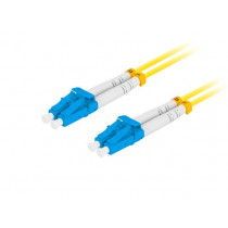Lanberg Patchcord światłowodowy Sm Lc/Upc-Lc/Upc Duplex 3.0Mm 3M żółty