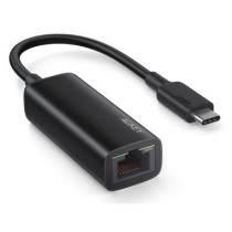 AUKEY CB-A30 aluminiowa karta sieciowa USB-C Gigabit 10/100/1000 Mbps RJ45 | 1 Gb/s | USB 3.0 Typ C | diody LED